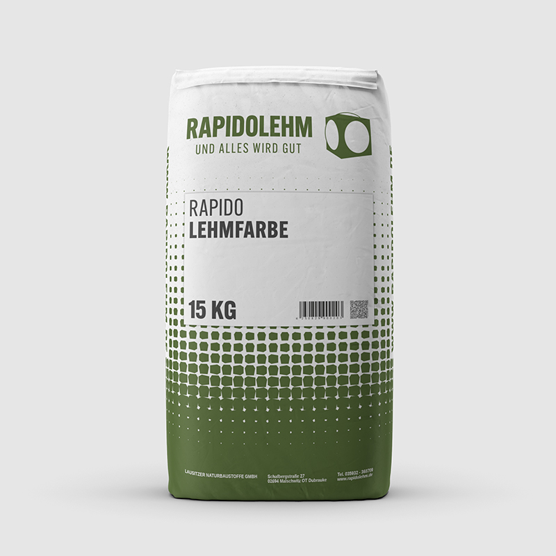 Rapido Lehmfarbe naturweiß 15kg Sack (versandkostenfrei)