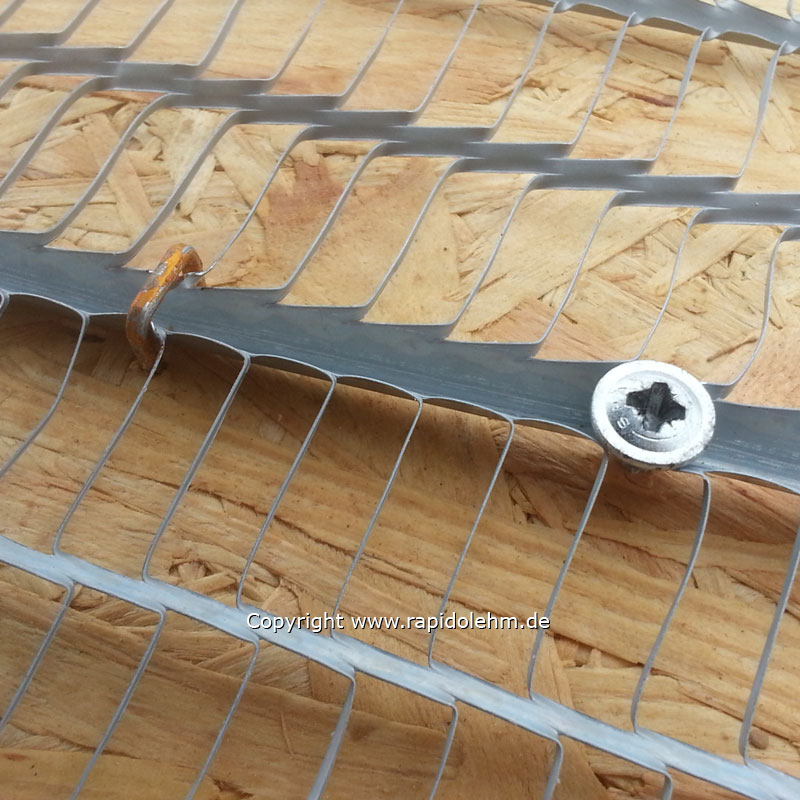 Rippenstreckmetall Rapido 60 x 125 cm, 4 mm Profilierung, 10 Stück je Bund, 7,5m²