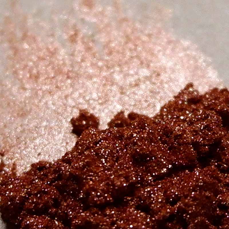 Perlglanzpigment Glitzer Rotbraun